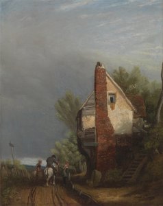一个古老的山墙 作者 威廉·穆雷迪（William Mulready）